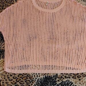 Dokotoo Pink Knit Women's Sweater Sz 2XL